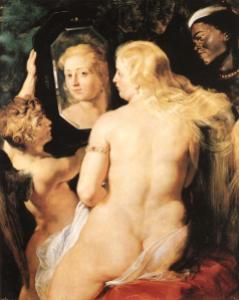 "Venus at a mirror" - Rubens. Source: La Cornice.