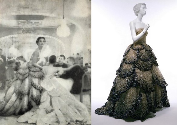 Dior's famous "Junon" dress. 