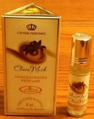 Choco Musk perfume oil. Source: Al-Rashad and Amazon.