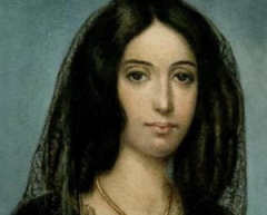 George Sand portrait. I can't find the painter's name.