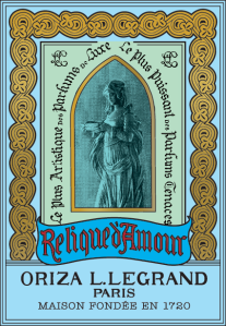 Relique d'Amour poster. Source: Oriza L. Legrand website. 
